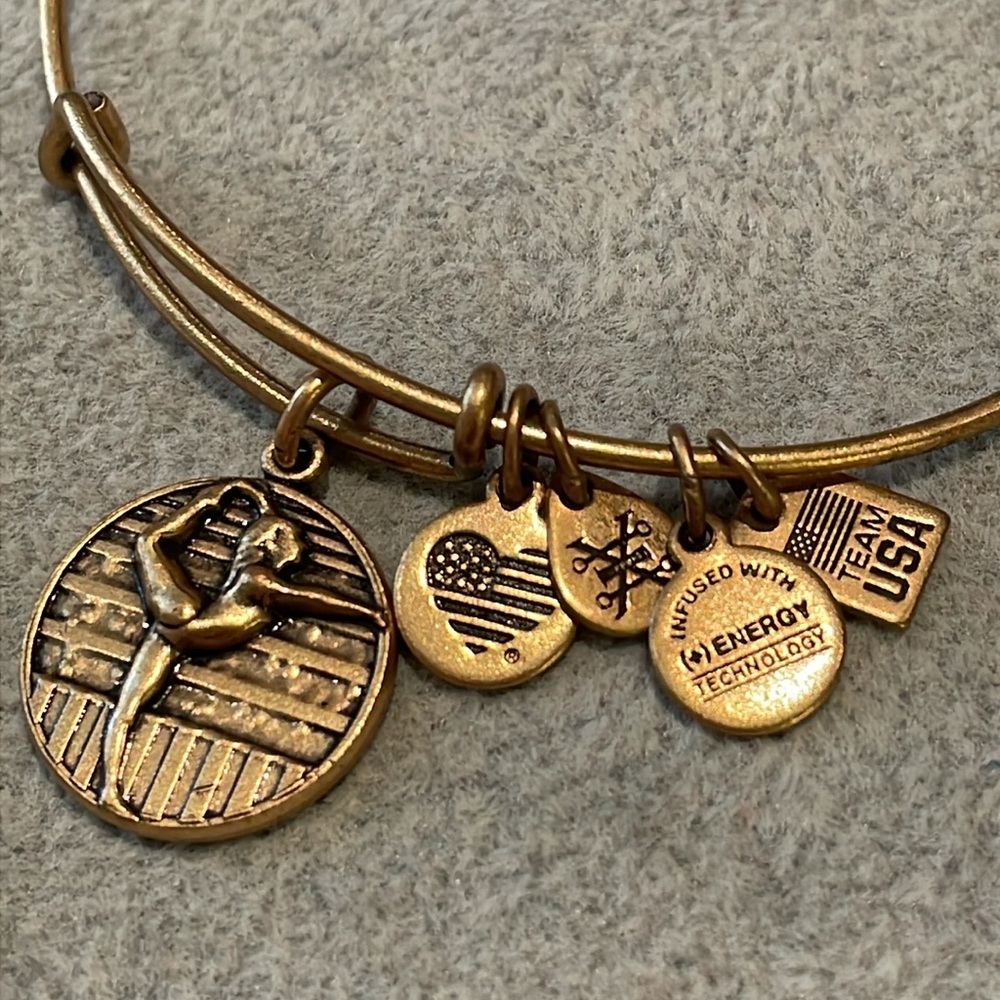 Alex & Ani Gymnastics Team USA Olympics 2016 Retired Bangle Bracelet